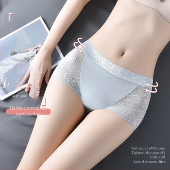 Új stílusú női csipkés alsónemű Modal és Ice Silk anyaggal, pamut bélés, antibakteriális, könnyű nyári modell