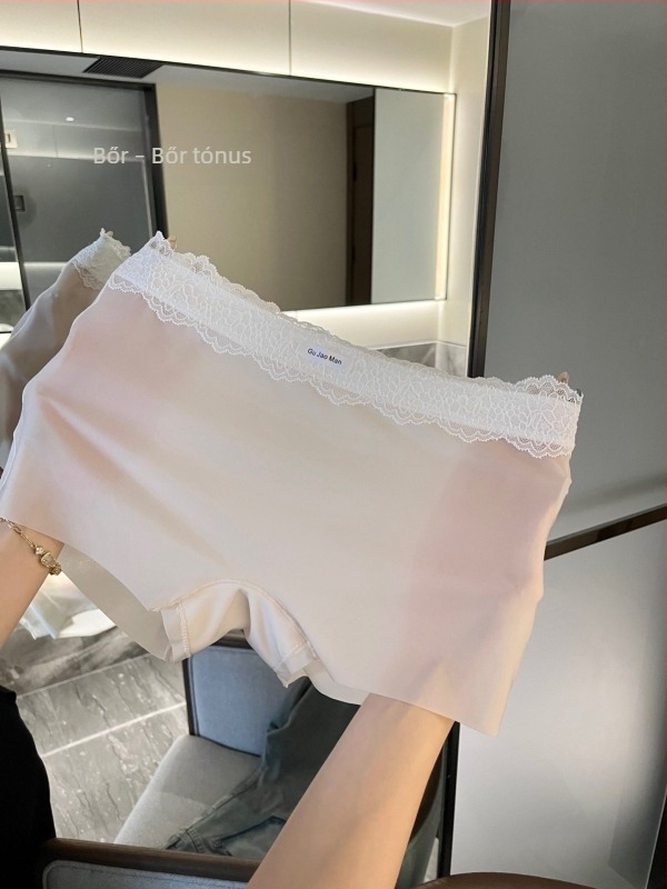 Két az egyben: nyári vékony női rövidnadrág és bugyi, Ice Silk anyag, pamuttal ágyék részen