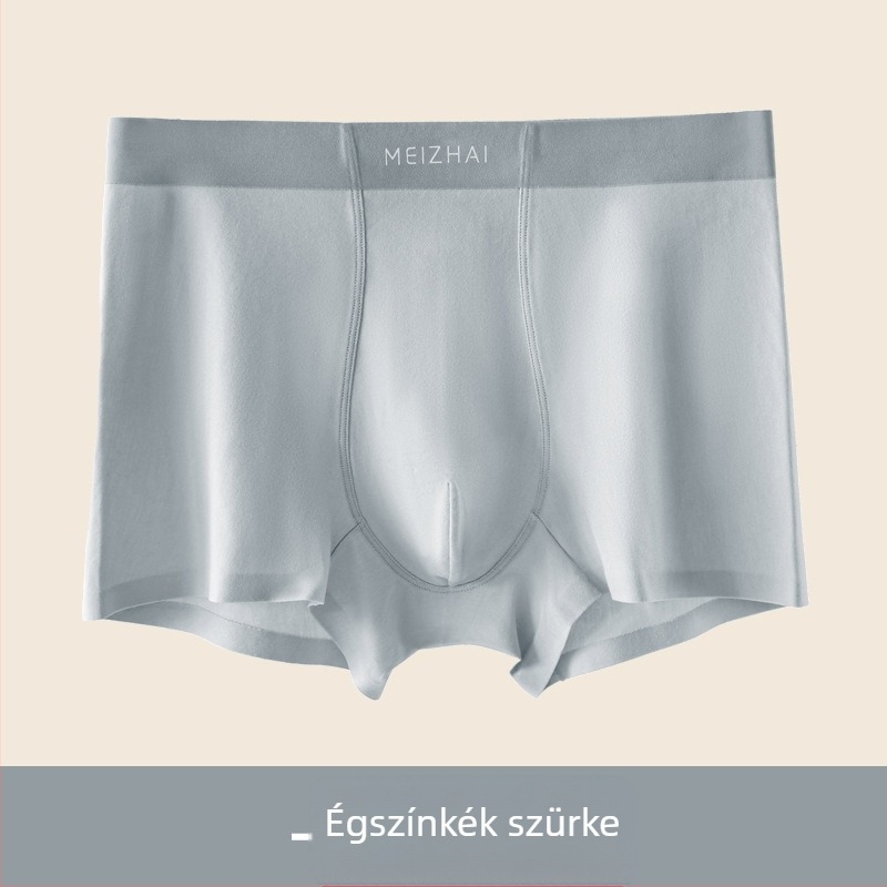 50 darab Modal lélegző antibakteriális férfi boxeralsó osztrigakivonattal, bőrtbarát