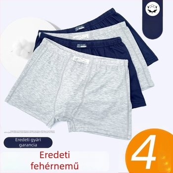 Modal anyagú férfi boxer alsónemű, könnyű és kényelmes, katonai stílusú, középmagas derék, standard szabás