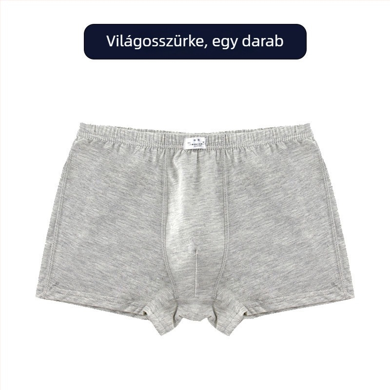Modal anyagú férfi boxer alsónemű, könnyű és kényelmes, katonai stílusú, középmagas derék, standard szabás