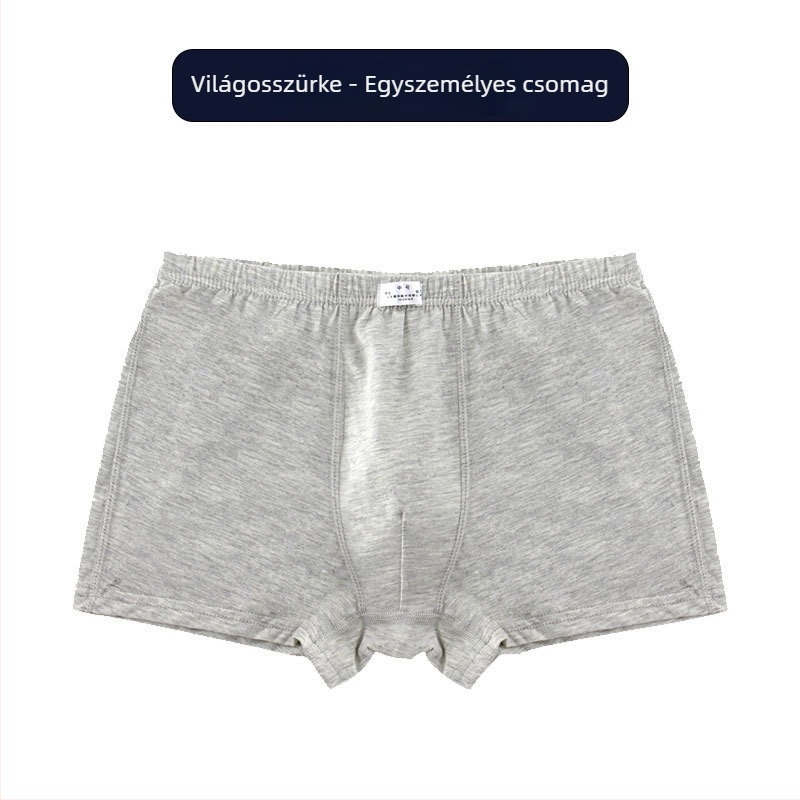 Modal anyagú férfi boxer alsónemű, könnyű és kényelmes, katonai stílusú, középmagas derék, standard szabás