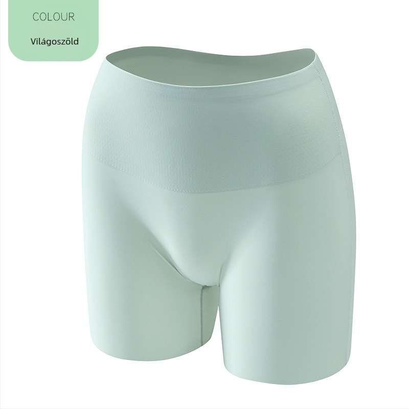 Női nyári varrat nélküli rövidnadrág, haskontroll és fenékemelés, Ice Silk leggings, három az egyben