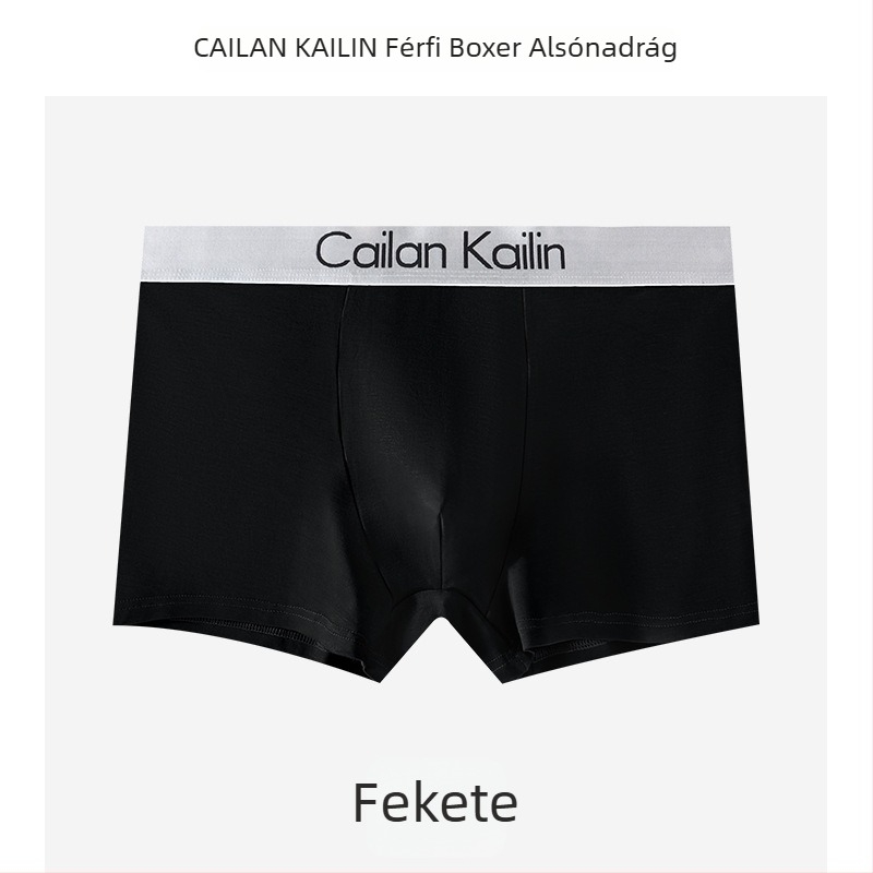 Modal férfi boxeralsó, lazított szabás, sportos stílus fiataloknak