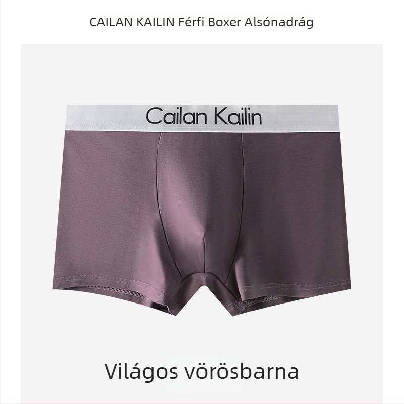 Modal férfi boxeralsó, lazított szabás, sportos stílus fiataloknak