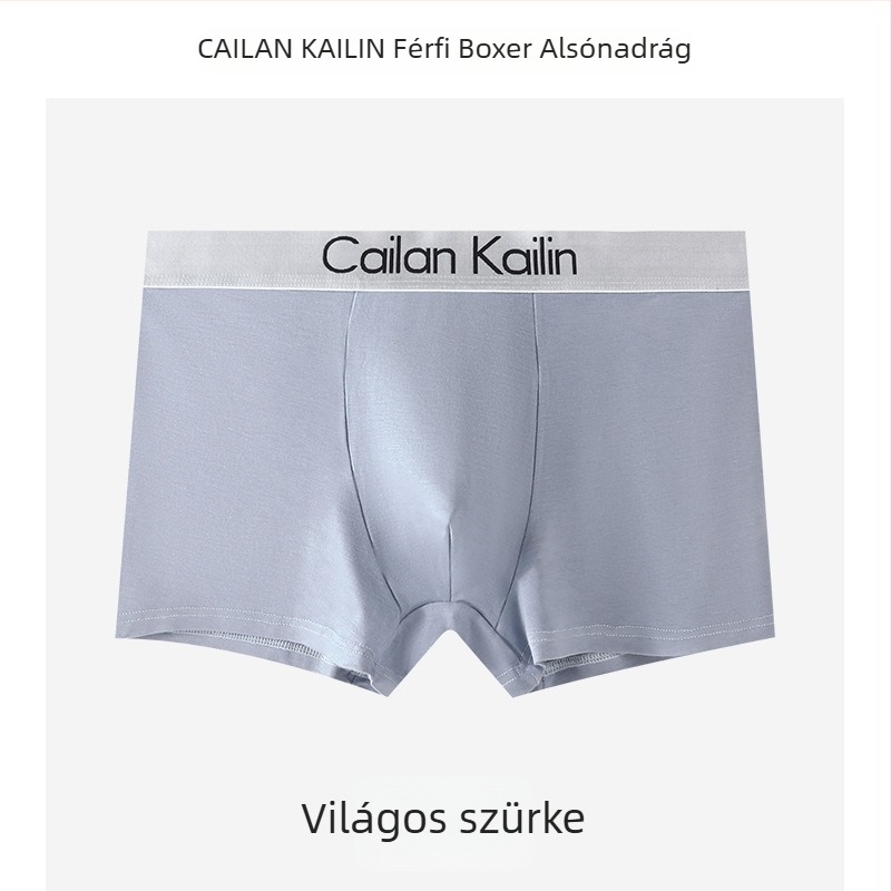 Modal férfi boxeralsó, lazított szabás, sportos stílus fiataloknak