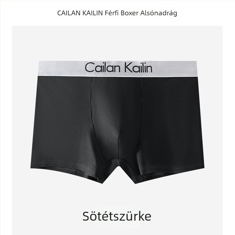 Modal férfi boxeralsó, lazított szabás, sportos stílus fiataloknak