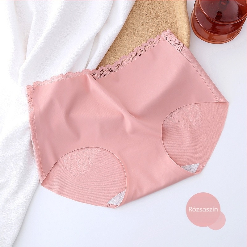 Angel Wings pamut női alsónemű csipkével, háromszög alakú fazon, 7A gusset, hajlított derék