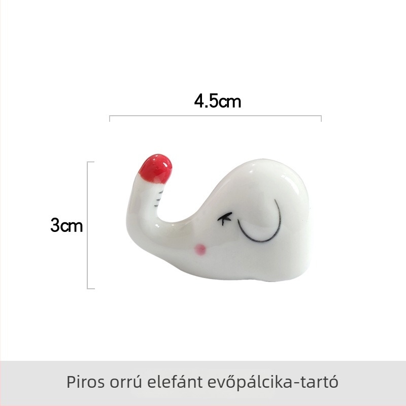 ZAKKA japán kerámia Maneki-Neko evőpálcika tartó, aranyos dísz