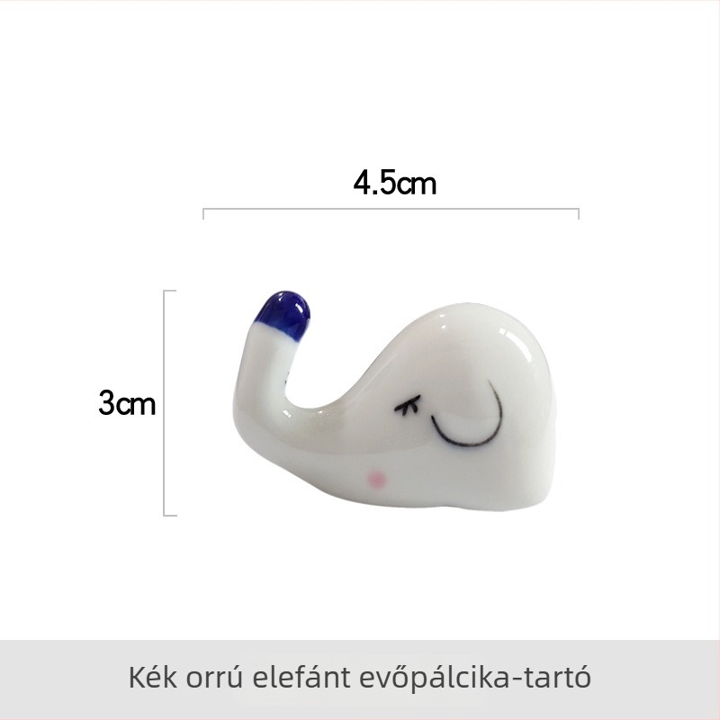 ZAKKA japán kerámia Maneki-Neko evőpálcika tartó, aranyos dísz