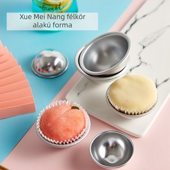 Félkör alakú forma zseléhez, pudinghoz és mousse-hoz papírtálca-alappal