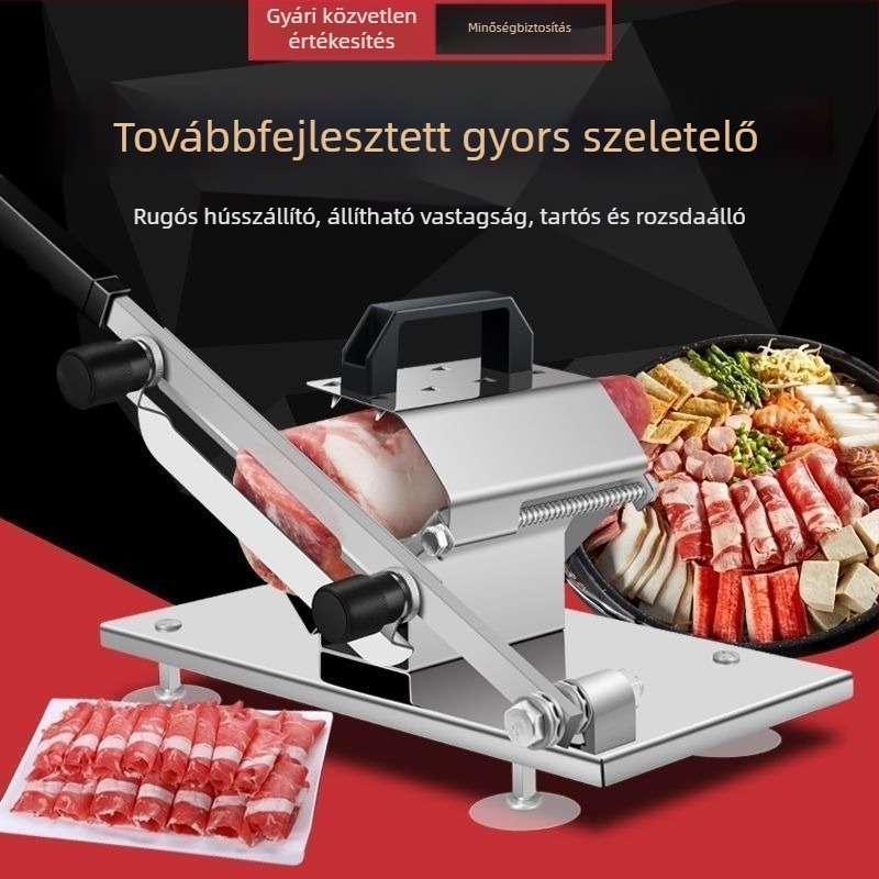 Többfunkciós hús szeletelő rozsdamentes acélból