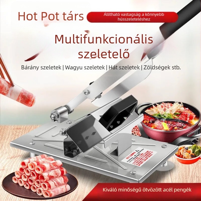 Többfunkciós hús szeletelő rozsdamentes acélból