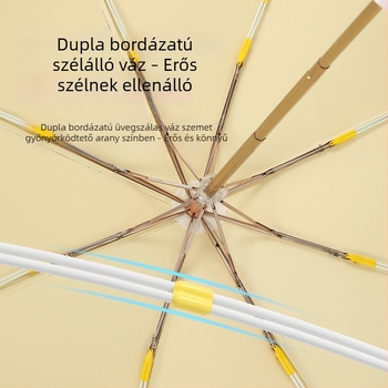 Rajzfilm témájú teljesen automata gyerekeknek készült esernyő, biztonságos lekerekített élekkel, anti-lyukasztó dizájn, UV védelem, szélálló