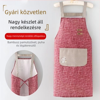 Otthoni használatra készült kötény, vízálló és olajálló, ujjatlan, lehetőség egyedi logó nyomtatására