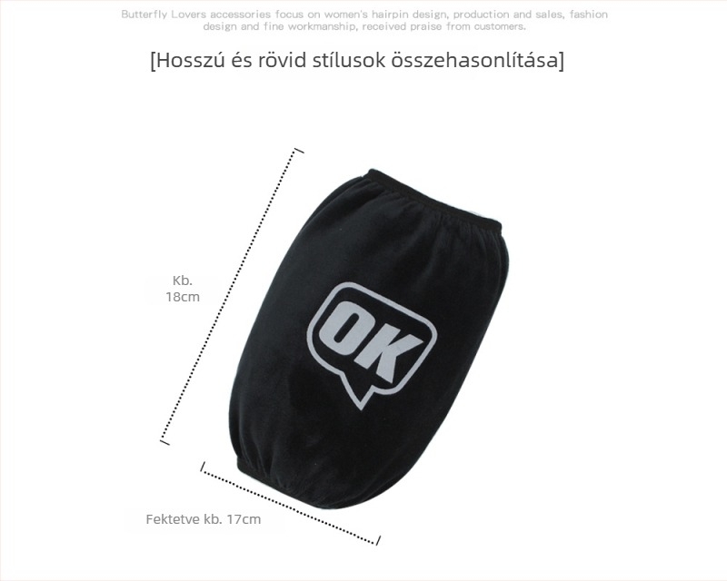 Púpos plüss karvédők őszi-téli időszakra, rövid, uniszex, szennyeződés elleni