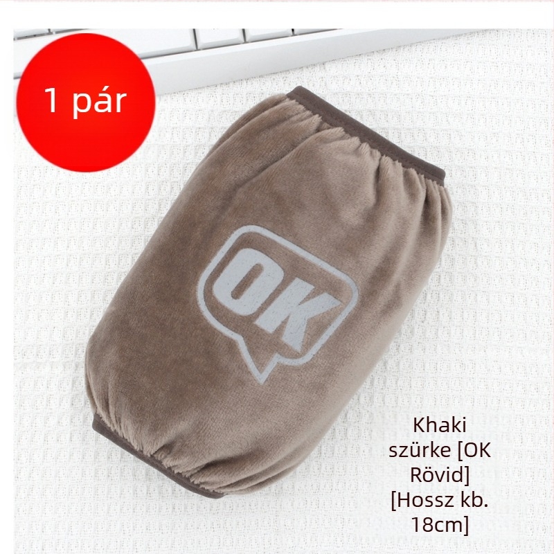 Púpos plüss karvédők őszi-téli időszakra, rövid, uniszex, szennyeződés elleni