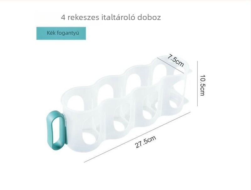 Műanyag függőleges sörös dobozok tárolója konyhába és hűtőbe