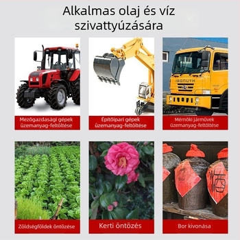 Kis merülőpumpa, akkumulátoros működtetésű, háztartási és kertöntözéshez