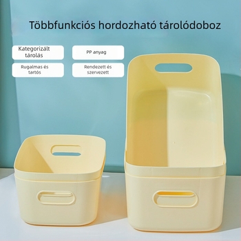 Téglalap alakú asztali tároló doboz kozmetikumok, apró kellékek, nassolnivalók és játékok számára