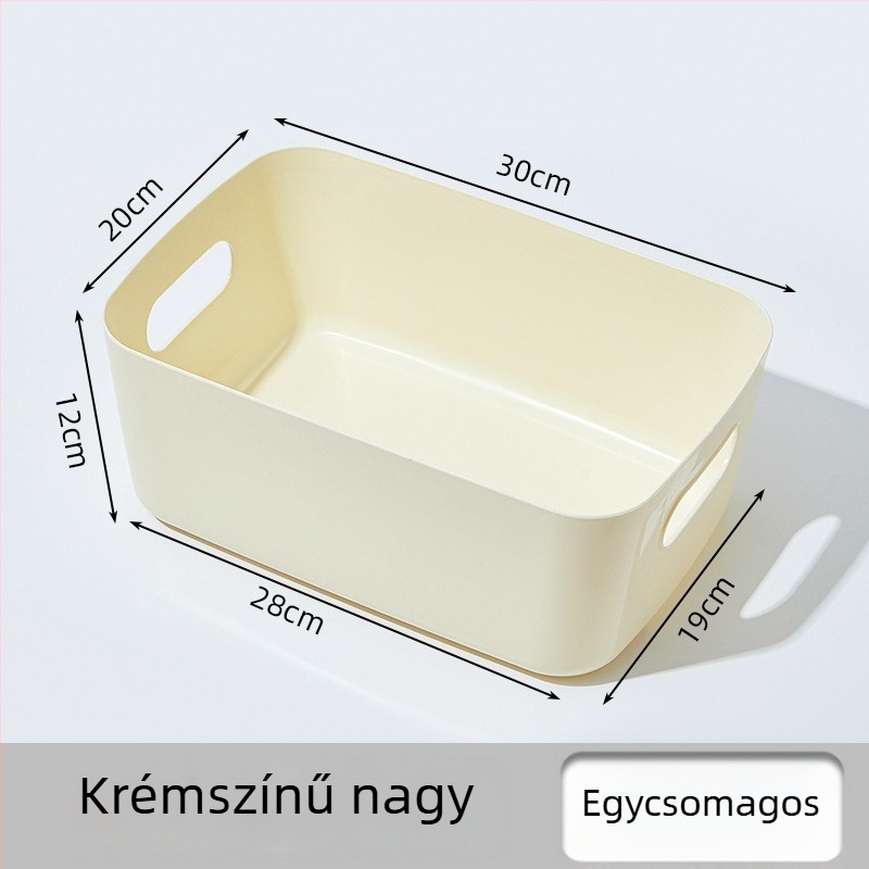 Téglalap alakú asztali tároló doboz kozmetikumok, apró kellékek, nassolnivalók és játékok számára