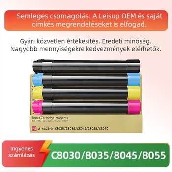 Xerox C8070 kompatibil por tonerkazetta C8045, C8035 színes toner C8055, tintapatron C8030 – eredeti minőség