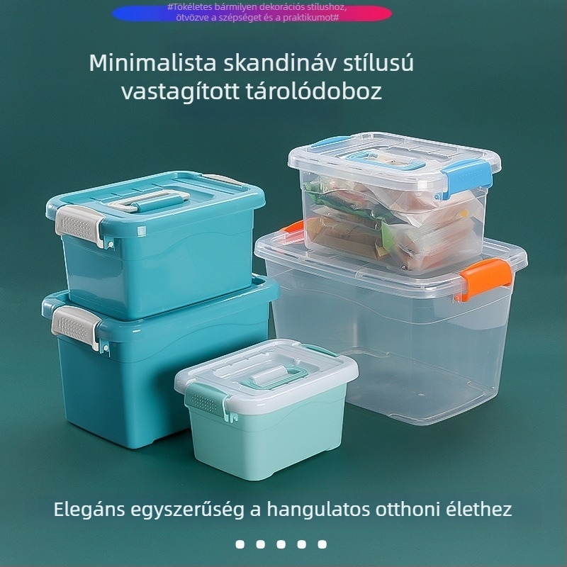 Hordozható műanyag tároló doboz, asztali rendszerező, gyöngyök és apró tárgyak tárolására