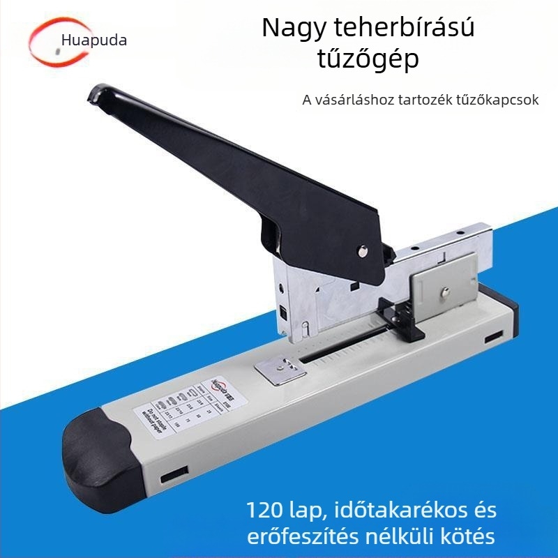 Nagy kapacitású, nehéz tűzőgép vastag rétegű dizájnnal, többfunkciós