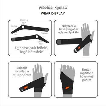Légáteresztő, könnyű nejlon csuklóvédő rándulás és túlterhelés ellen, uniszex sportcsuklóvédő badmintonhoz