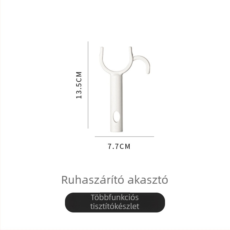 Teleszkópos ruhaszárító rúd űr-alumíniumból, erkélyre és beltéri használatra