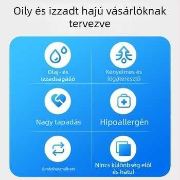Kétoldalas parókaszalag – vízálló és izzadtságálló, hajhosszabbításhoz