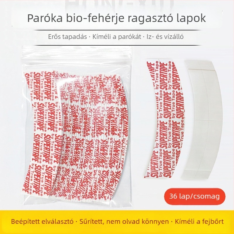 Kétoldalas parókaszalag – vízálló és izzadtságálló, hajhosszabbításhoz