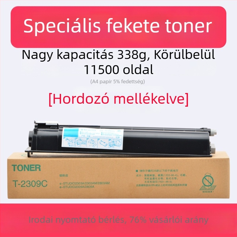 Toshiba T2309B fekete toner kazetta 2809, 2303 és 2803