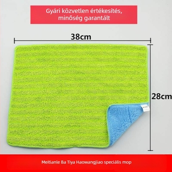 Lapos mopfej klipszhez rögzített – csere kendővel, nedves és száraz tisztításhoz