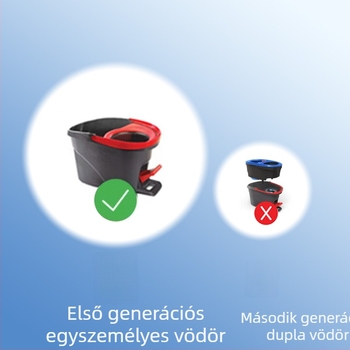 Vileda/O-Cedar Easywring forgó mophoz cserefej és mikroszálas törlőkendő