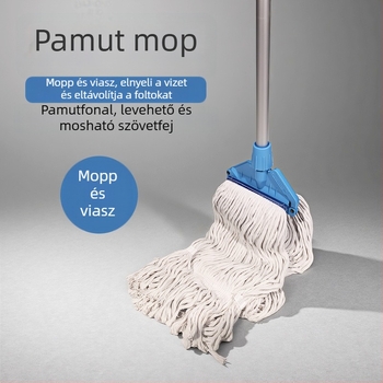 Aodo pamutfonalas felmosó, levehető és mosható fejjel, függőleges padlófelmosó fa padlókhoz, nedvszívó