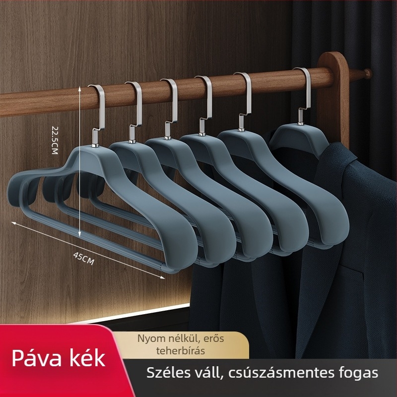 Youqin otthoni ruhatartó vállvédővel, öltönyök és kabátok számára, vastagított, nyom nélkül