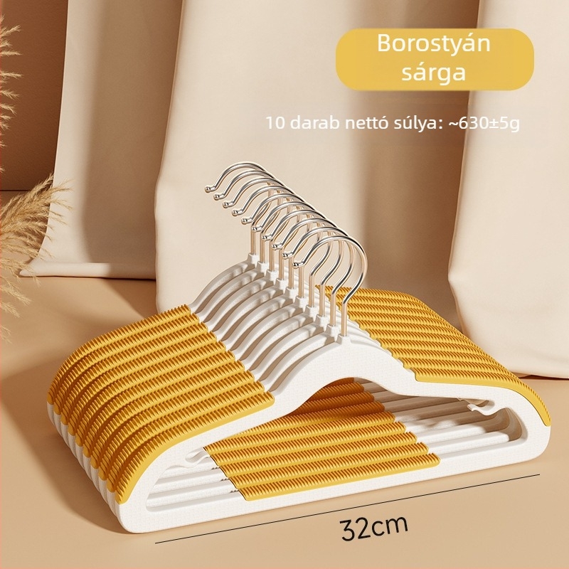 Gyerekeknek való ruhafogas, vastagított, csúszásmentes, megerősített kivitel, otthoni szárításhoz
