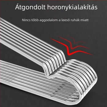 304 rozsdamentes acél ruhaszárító fogas, tömör kivitel, erkélyre, csúszásmentes