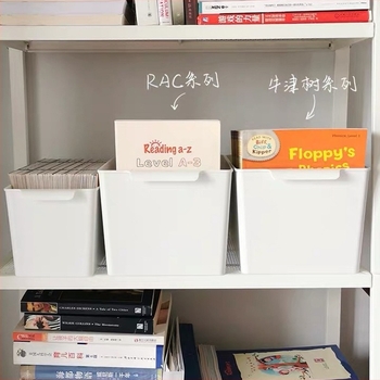 Japán stílusú műanyag tároló doboz konyhához, hordozható rendező rekesz nasiknak, játékoknak, könyveknek és A4-es dokumentumoknak