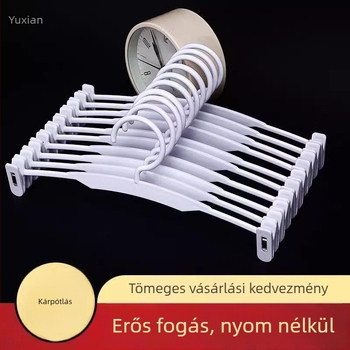Műanyag melltartóakasztó lágy gumi klipszekkel