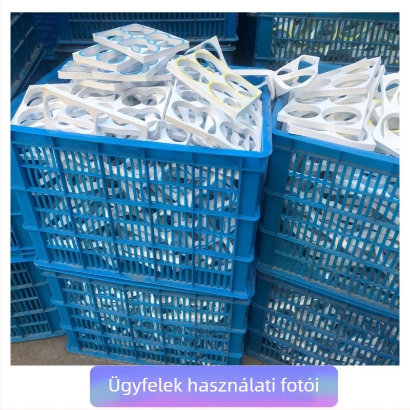 HDPE forgókosár kerettel, külső méretek 680×480×400 mm, belső 640×440×390 mm, teherbírás 100 kg, injekciós formázás, vízálló