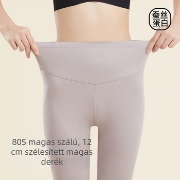 Modal anyagú női leggings, magas derekú, karcsúsított, rugalmas, őszi–téli