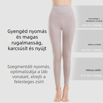 Modal anyagú női leggings, magas derekú, karcsúsított, rugalmas, őszi–téli