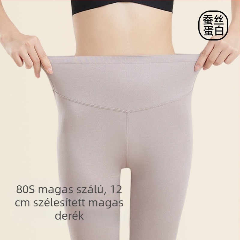 Modal anyagú női leggings, magas derekú, karcsúsított, rugalmas, őszi–téli