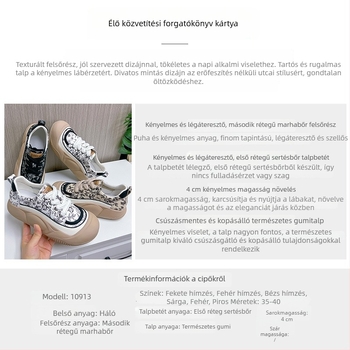 Női fehér valódi bőrből készült sportcipő, 2026 tavaszi új modell, retro chunky dizájn, vastag talp, mindennapi kényelmes viselet