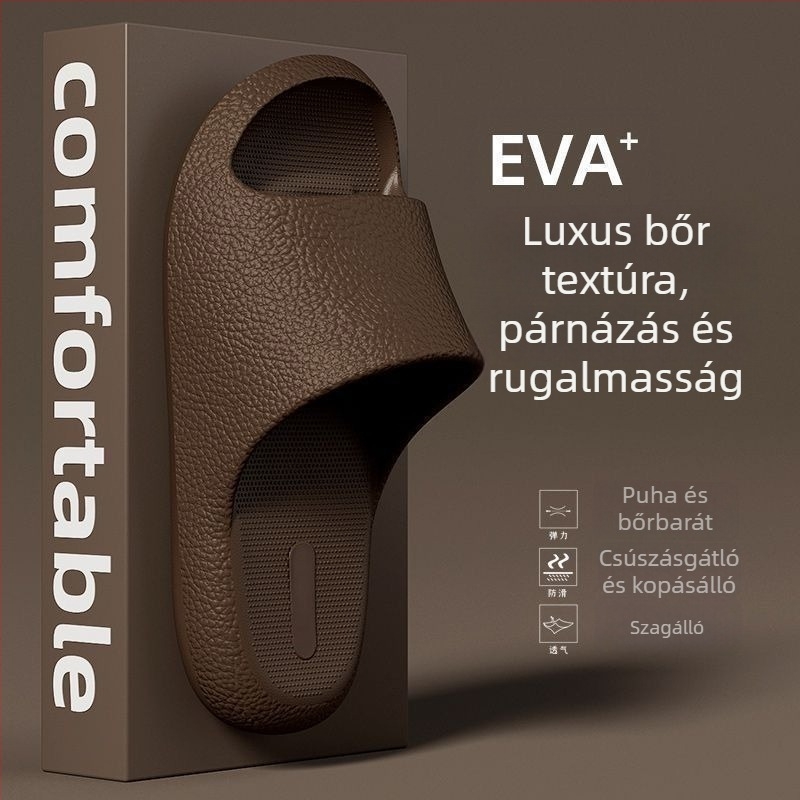 Prémium beltéri papucs férfiaknak és nőknek, csúszásmentes, csendes, tartós EVA papucs otthonra