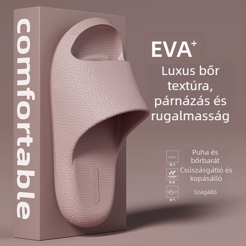 Prémium beltéri papucs férfiaknak és nőknek, csúszásmentes, csendes, tartós EVA papucs otthonra