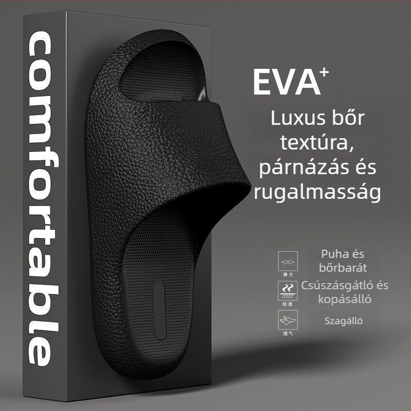 Prémium beltéri papucs férfiaknak és nőknek, csúszásmentes, csendes, tartós EVA papucs otthonra