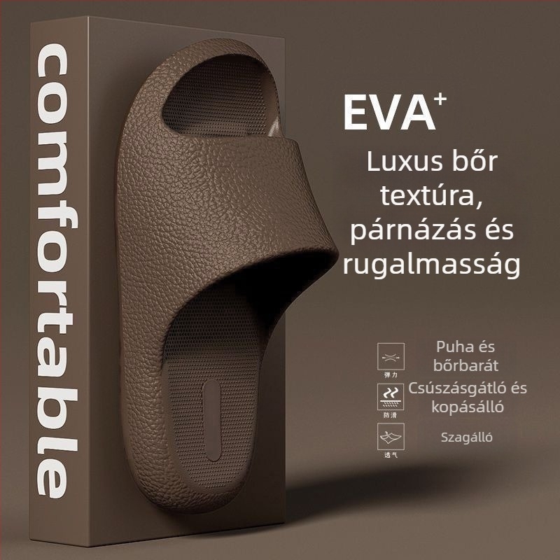 Prémium beltéri papucs férfiaknak és nőknek, csúszásmentes, csendes, tartós EVA papucs otthonra